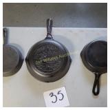 3 Cast Iron Skillets