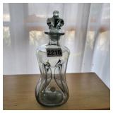 Vintage Hand Blown Homegaard Clear Glass Kluk Klu