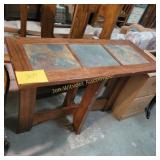 Slated Sofa Table
