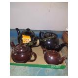4 Tea Pots
