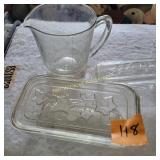 Vtg Fridge Containers, Measuring Cup