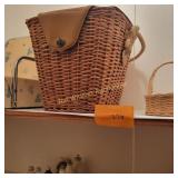 Vtg Baby Seat, Wicker Baskets