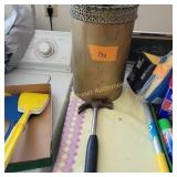 Vtg Waist Can, Hammer, Fly Swatters
