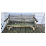 Wood Glider Porch Swing