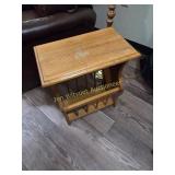 End Table with Mag Rack