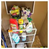 Garden Supplies and Rack