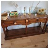 Sofa/Wall Table with 2 Drawers