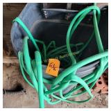 Trash Can and Hose