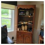 Open Book Case, Drawer and Doors on Bottom