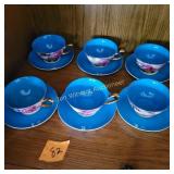 6 Grace Cup/Saucers