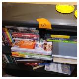 3 Shelf Bookcase and Books
