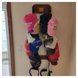 Hats, Rack and 2 Canes