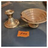 Vtg Silver Style Dishes