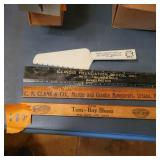 Vtg Advertisement Rulers, Boy/Girls Club, Ubrana,