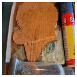 Mouse Cutting Board, Corn Pan, Baster