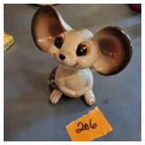 Vtg Big Ear Mouse Nodder  Nor Crest Mouse