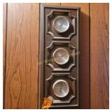 Vtg Springfield Wall Thermometer Station
