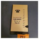 Vtg Advertisement Eldon Marquis Donavan, Il Phone