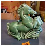MCM Ceramic Leaping Horse Planter Figural