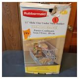 11" Slider Under Sink Basket