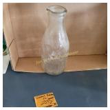 Snow&Palmer Bloomington, Il Milk Bottle