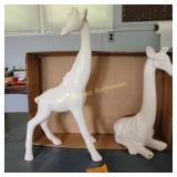 MCM Ceramic Giraffe Figurines