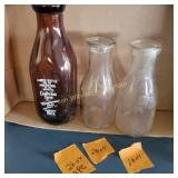 3 Milk Bottles