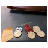 Vtg Poker Chips