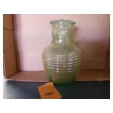 Vtg Anchor Hocking "beehive" Style Juice Carafe