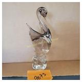 MCM Clear Glass Swan