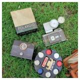 Vtg Cameras, Movie Cameras, Poker Chips