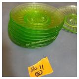 Hazel-Atlas "Ribbon"Uranium Green Depression