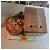 Wall Phone Box, Vtg  Spool of Wire