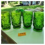 L.E. Smith Glass Co Moon/Star Glasses