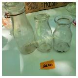 3 Cream  Bottles