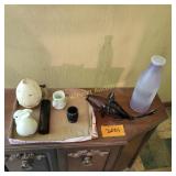 Glass Fish, Tooth Pick Holder, Bottle