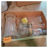 Vases, Wire Lid Jars