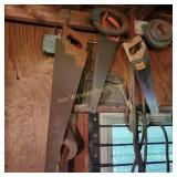 Saws, Dust Pan, Rope