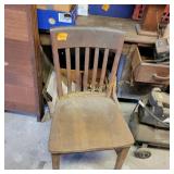 Vtg Wood Chair