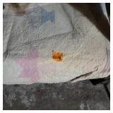 Vtg Hand Made Twin Size Quilt
