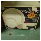 Stoneware Dinner Set, Sealed Box