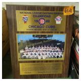 1989 Chicago Cubs Champion Plaque