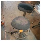 Vtg Roll Around Stool