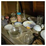 Large Lot Glassware