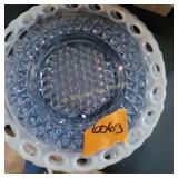 Katy Blue Lace Glass Plates