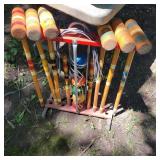 Vtg Croquet set