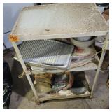 Vtg 3 Tier Cart , Misc