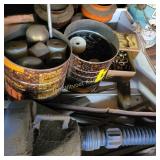 Funnel, Coffee Cans Full
