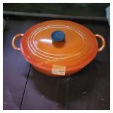 Orange Le Creuset Pan