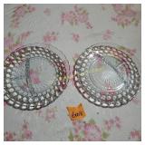 2 Vtg Divided Plates